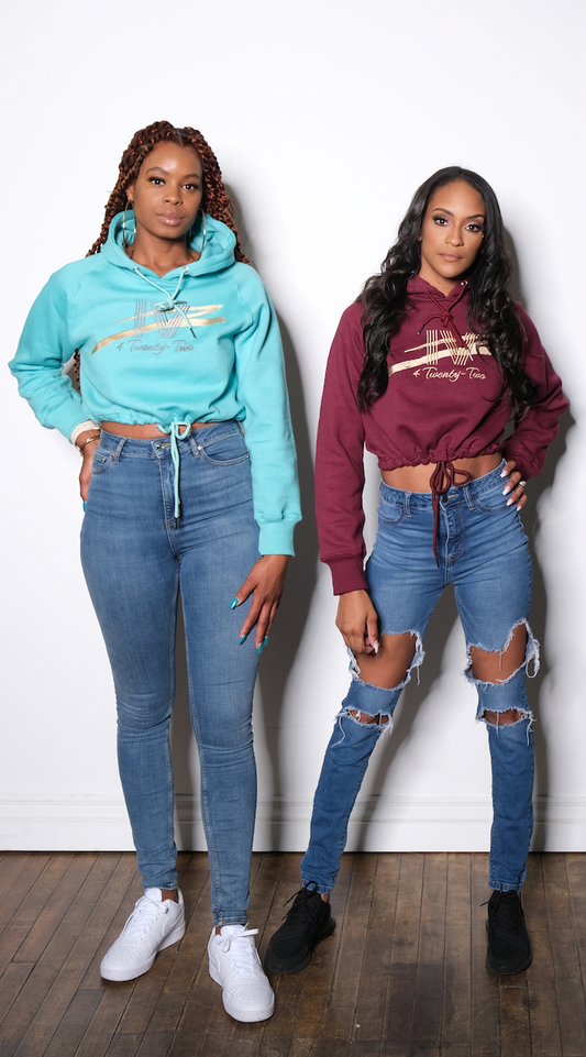 **PRE-ORDER** Aqua Crop & Burgundy Crop